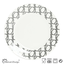 27cm Porzellan Dinner Set mit Decal Design